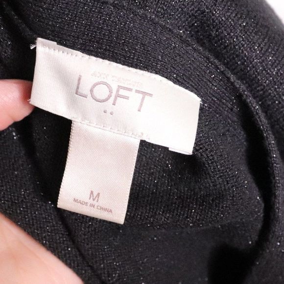 LOFT | V Neck Button Up Cardigan Medium - Picture 5 of 7